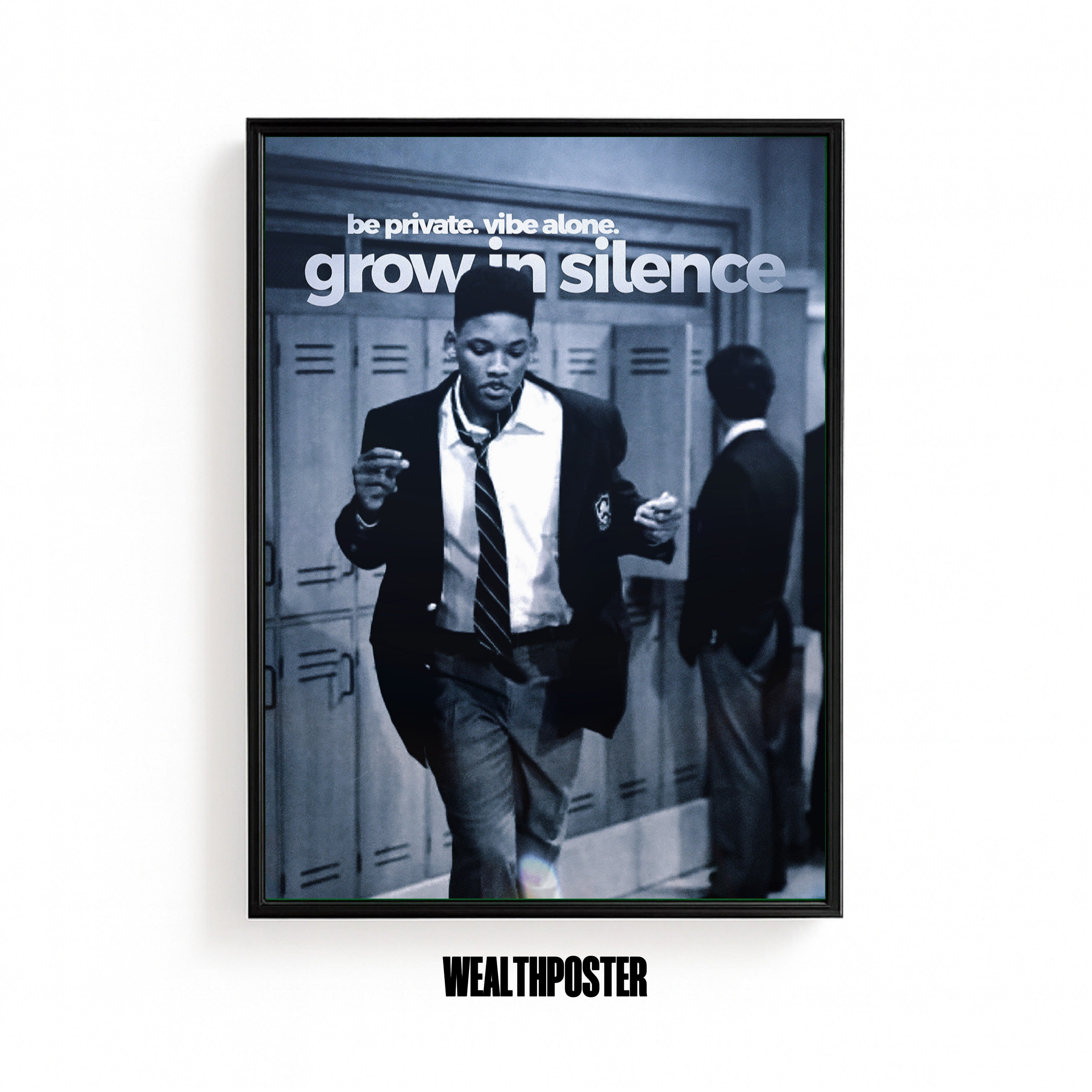 be private. vibe alone. grow in silence