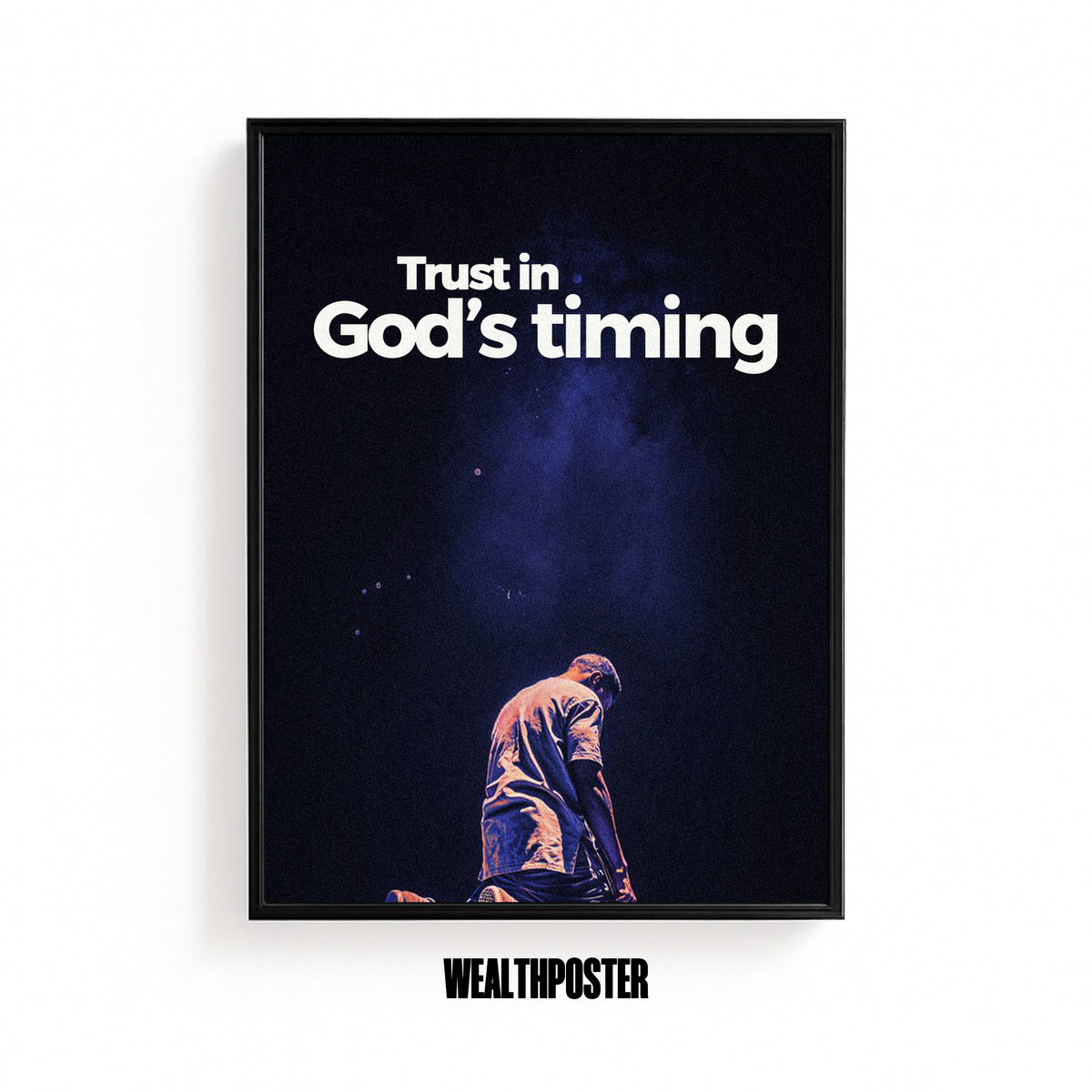 Trust In God's Timing Faith Poster