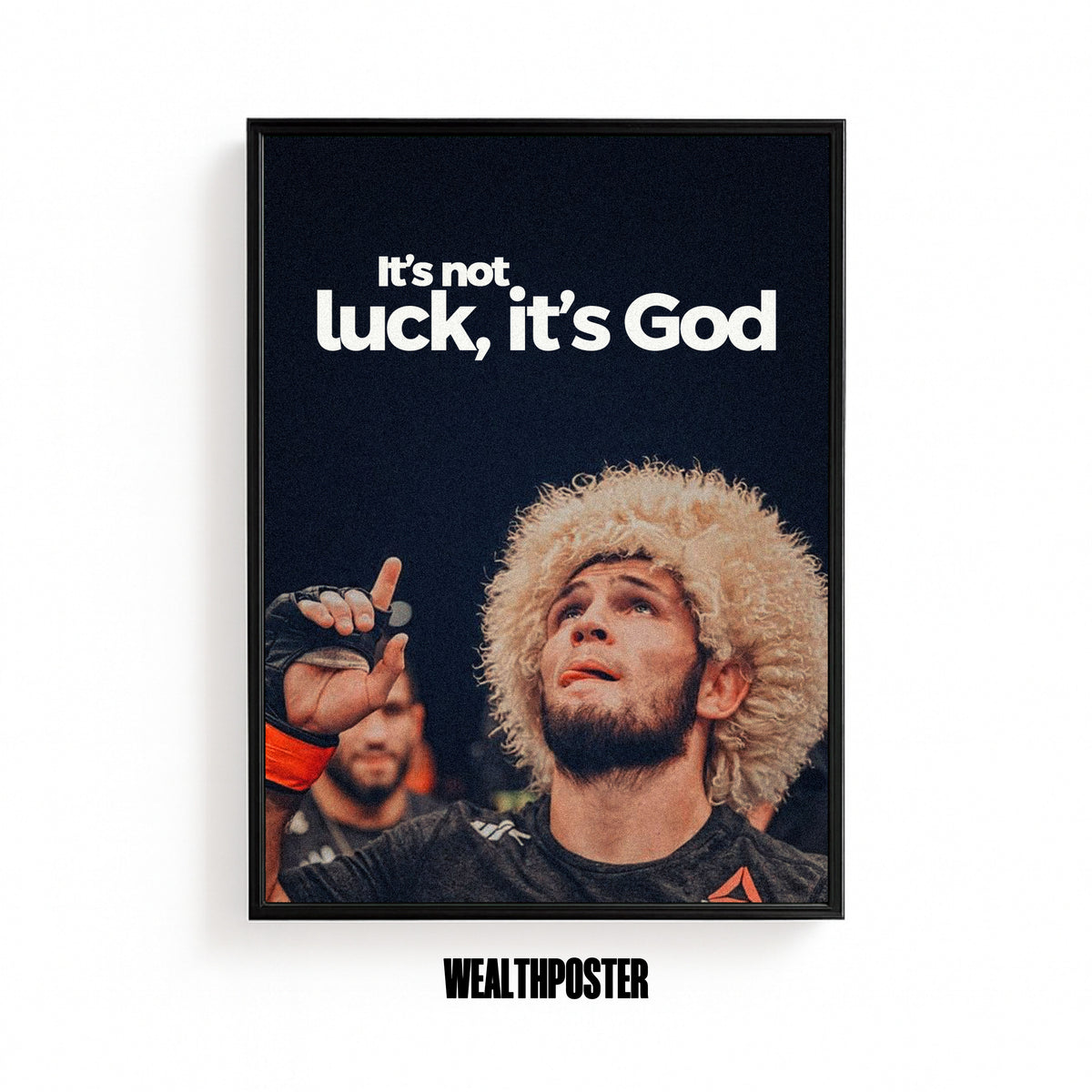 It's Not Luck, It's God Faith Poster