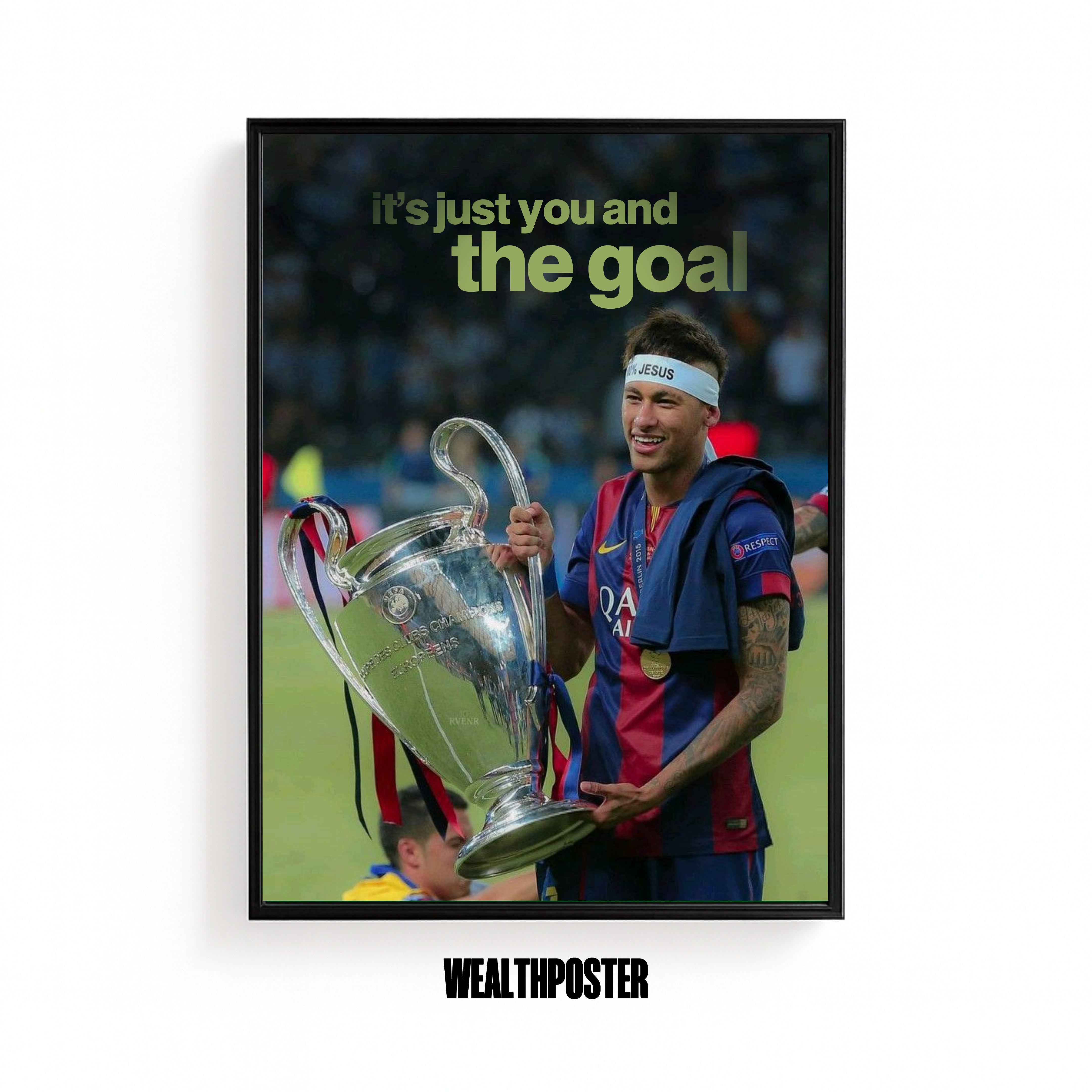 its just you and the goal