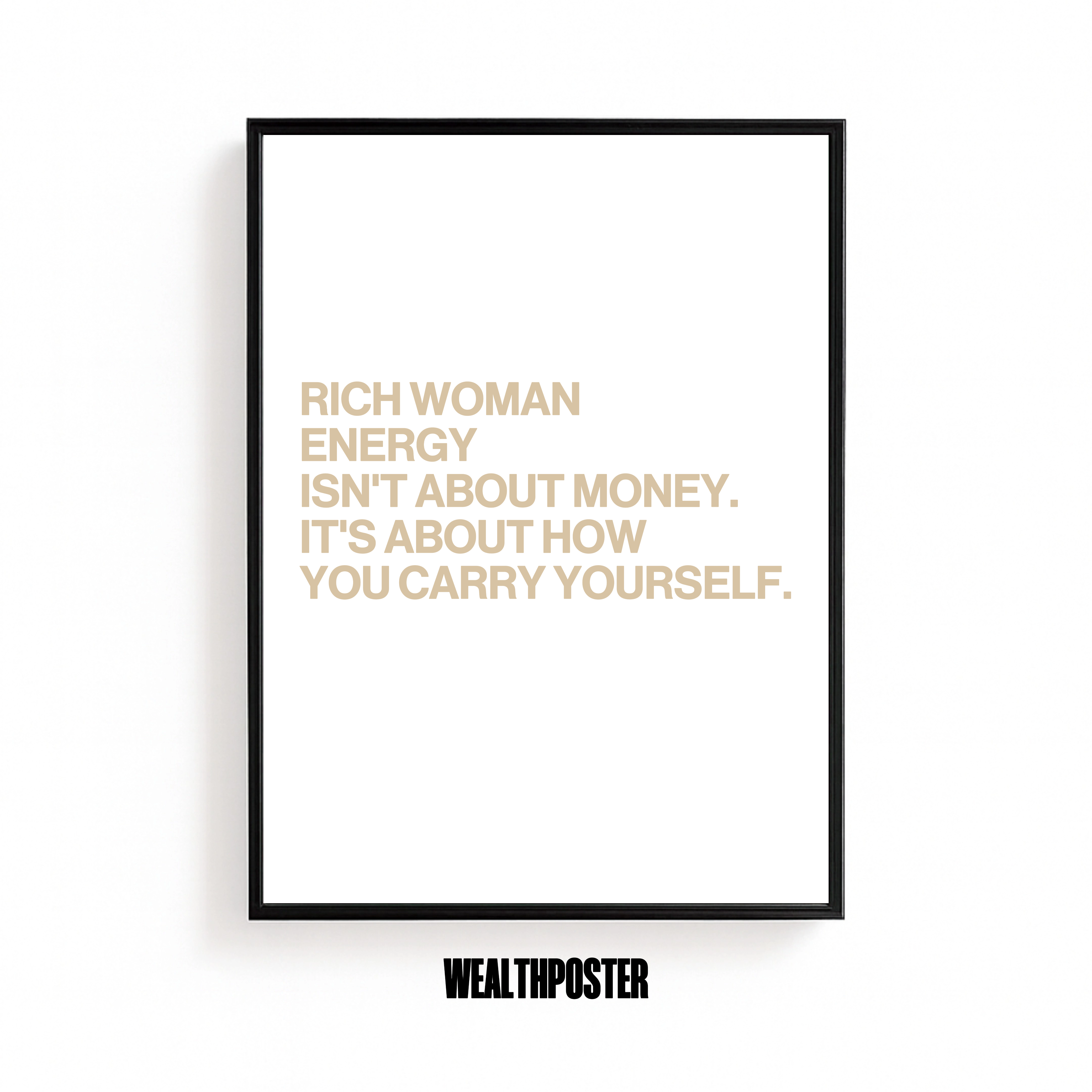 RICH WOMAN ENERGY ISN'T ABOUT MONEY.