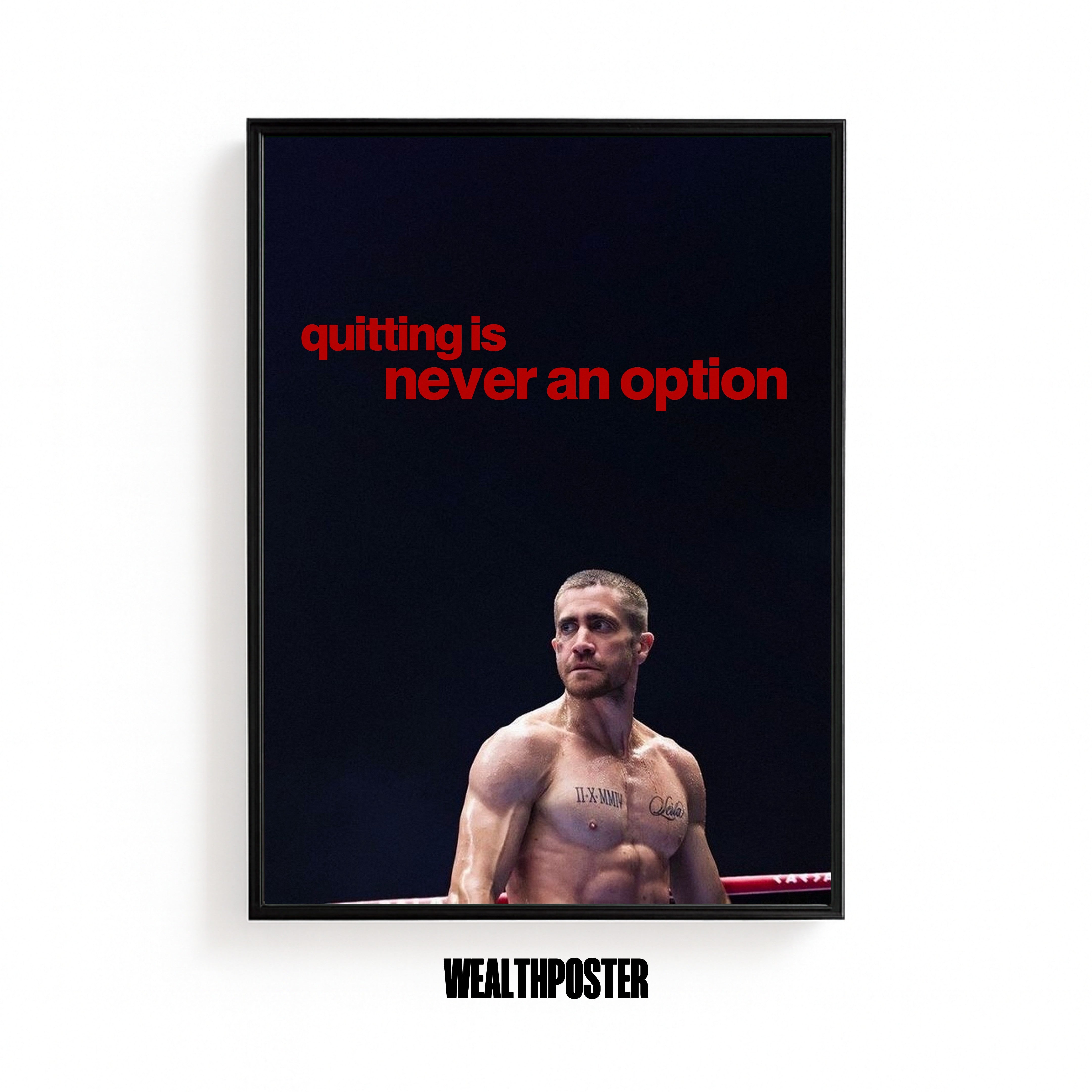 quitting is never an option