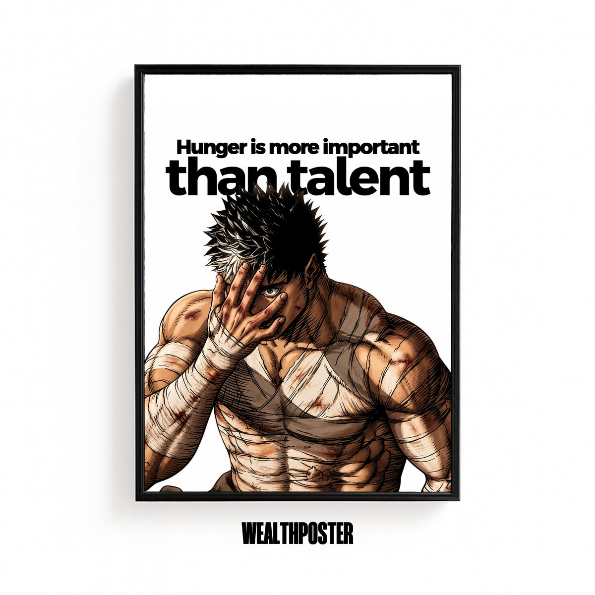 Hunger Is More Important Than Talent Poster