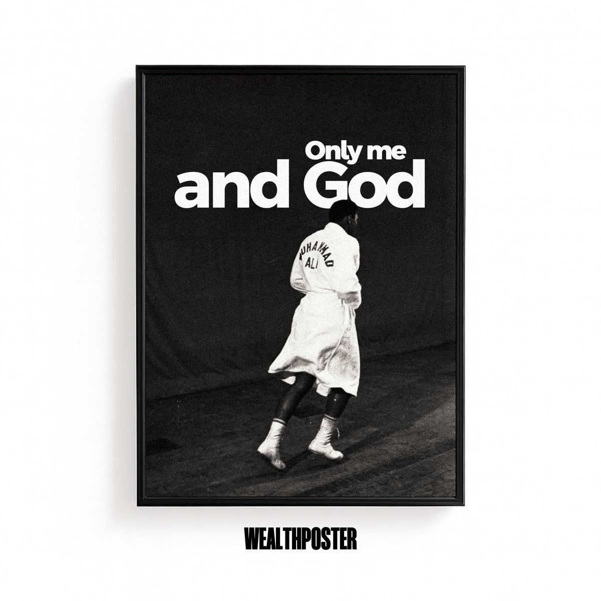 Only Me And God Faith Poster